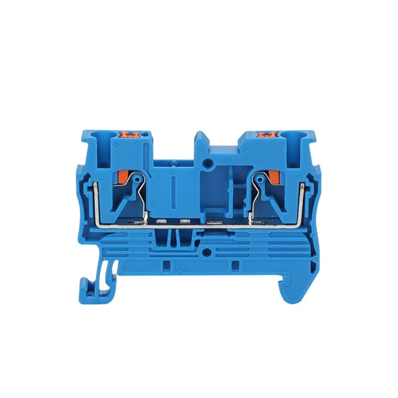 100 Uds PT2.5 conector eléctrico de cable de PT-2.5 con resorte de empuje, bloque de terminales sin tornillos PT 2,5(Blue)