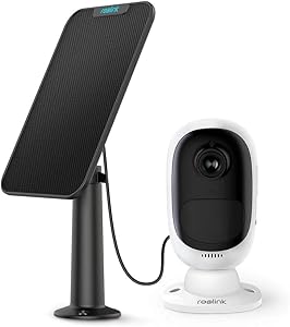 REOLINK Outdoor Security Camera System – Wireless, Rechargeable Battery, 1080P Video, Night Vision, Motion Detection, 2-Way Talk, Waterproof, Support Cloud Storage | Argus 2+Solar Panel asin的图片
