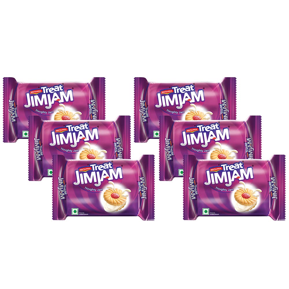 Britannia Treat Jim Jam Cream Biscuits, 138 g Pack of 6 (B0B518CXXZ) Amazon Price History, Amazon Price Tracker