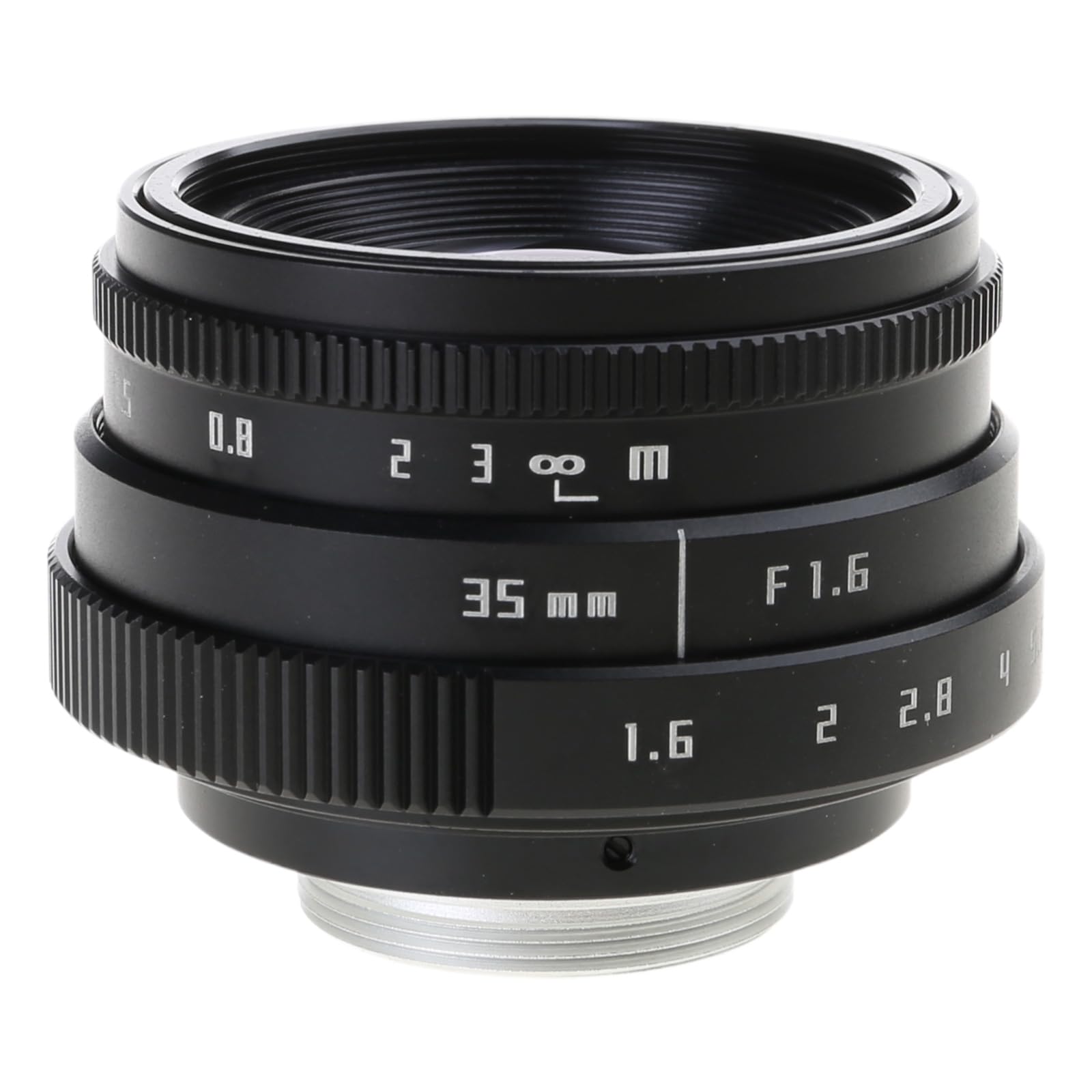 Amazon | 大型カメラレンズアクセサリー 35mm F1.6 C マウント CCTV