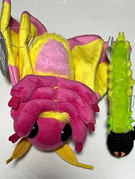 昆虫MANIAC 蚕（かいこ）ロージーメイプルモス　会場限定ぬいぐるみ２個セット 昆虫MANIAC 蚕（かいこ）ロージーメイプルモス 会場限定