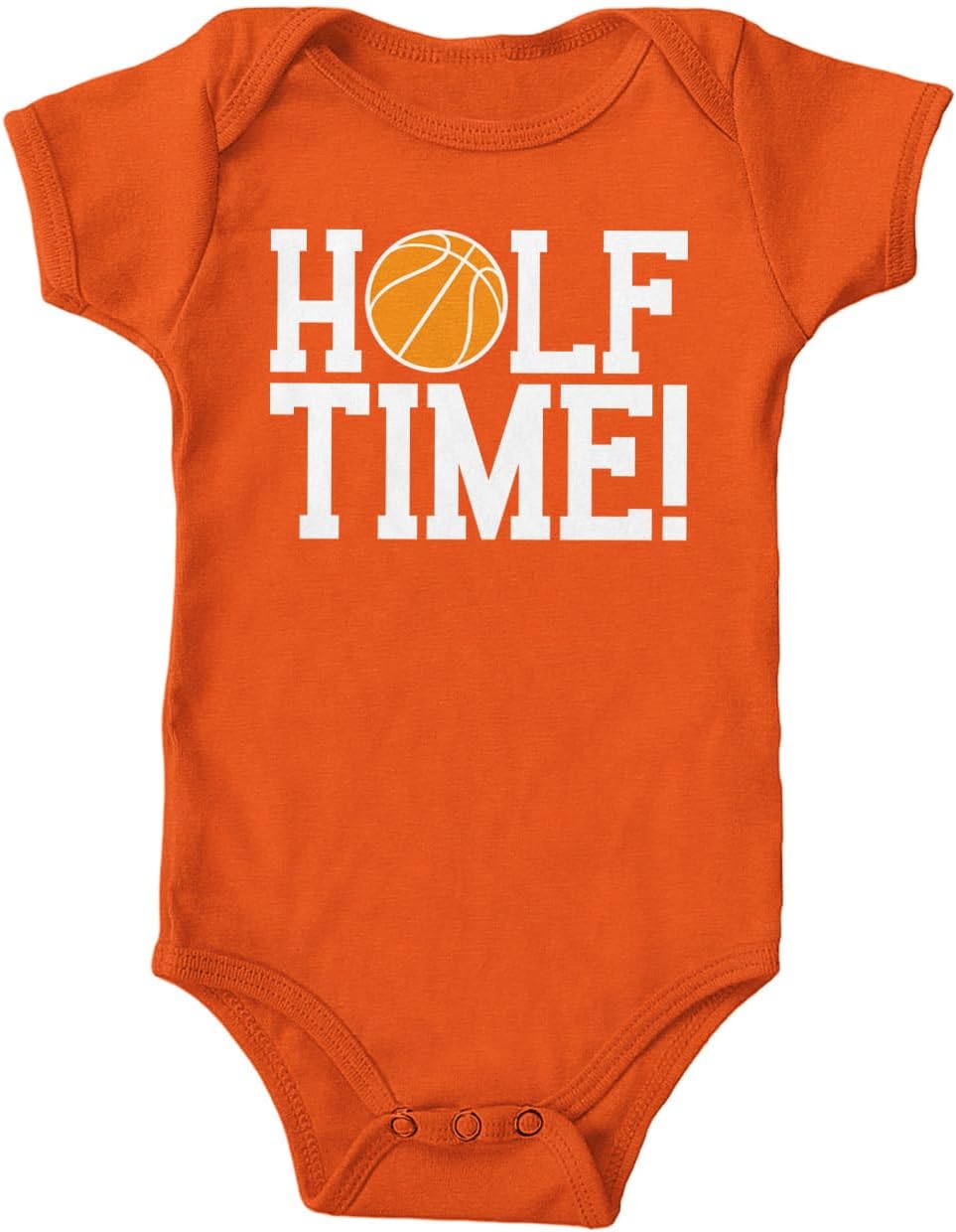 Tcombo Halftime! - Basketball Half Birthday Bodysuit