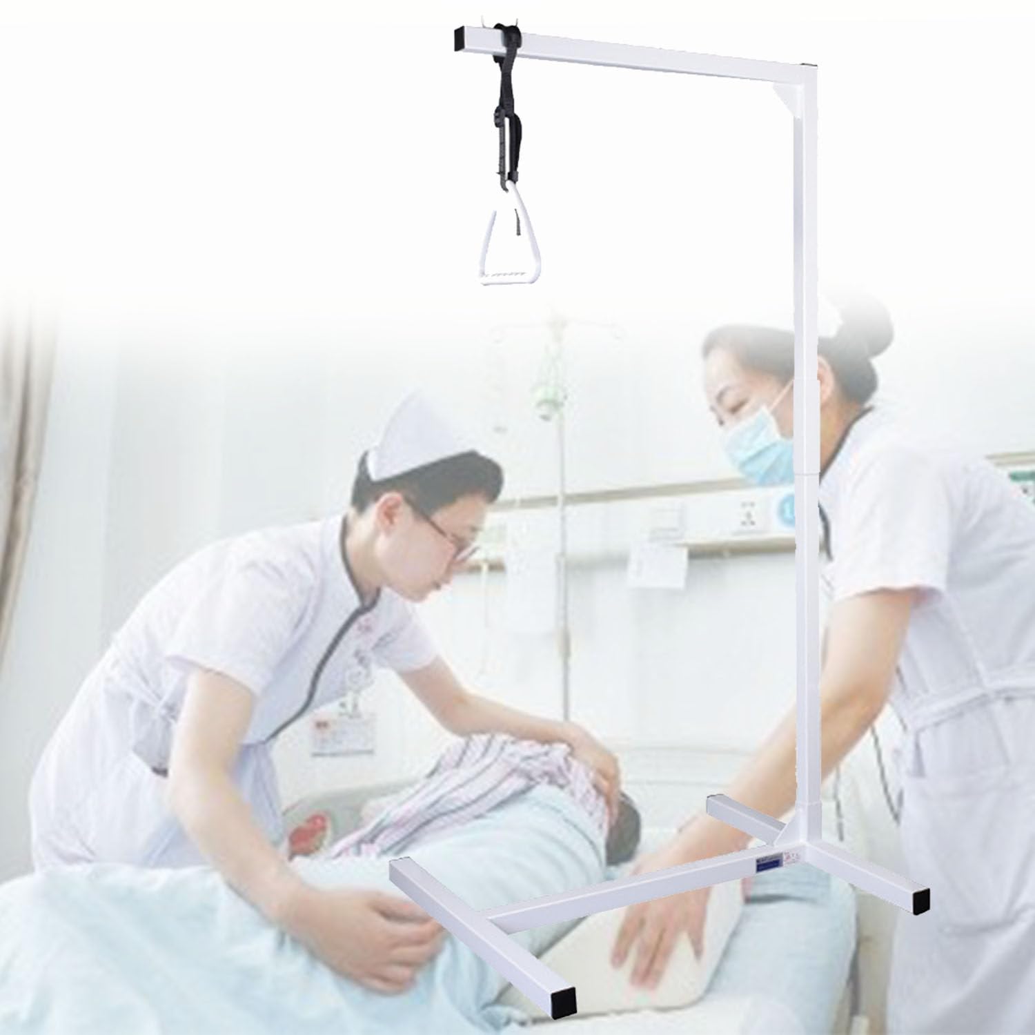 Trapecio Cama para Cama Ancianos,Barras Trapecio Médicas para Salir Cama,Ayudas para La Movilidad Cama Junto A Cama,Trapecios De Cama Hospita