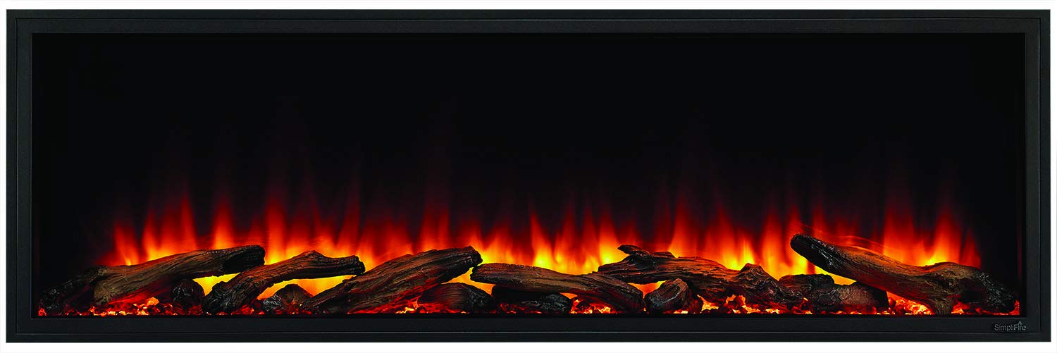 Buy SIMPLIFIRE Scion 55" Clean Face Linear Electric Fireplace Black