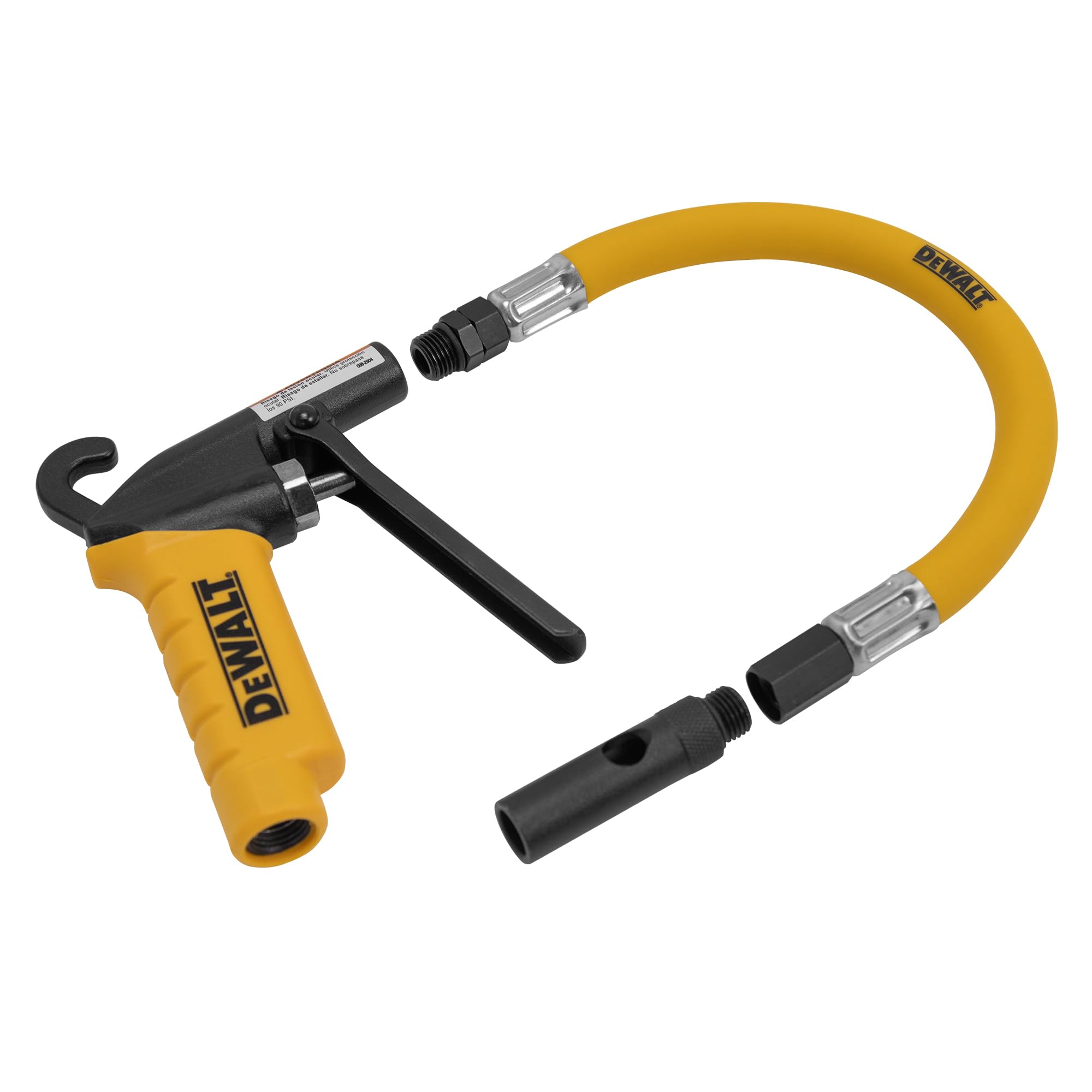 Pistola de soplado Flex N Stay con extensión de 12 pulgadas