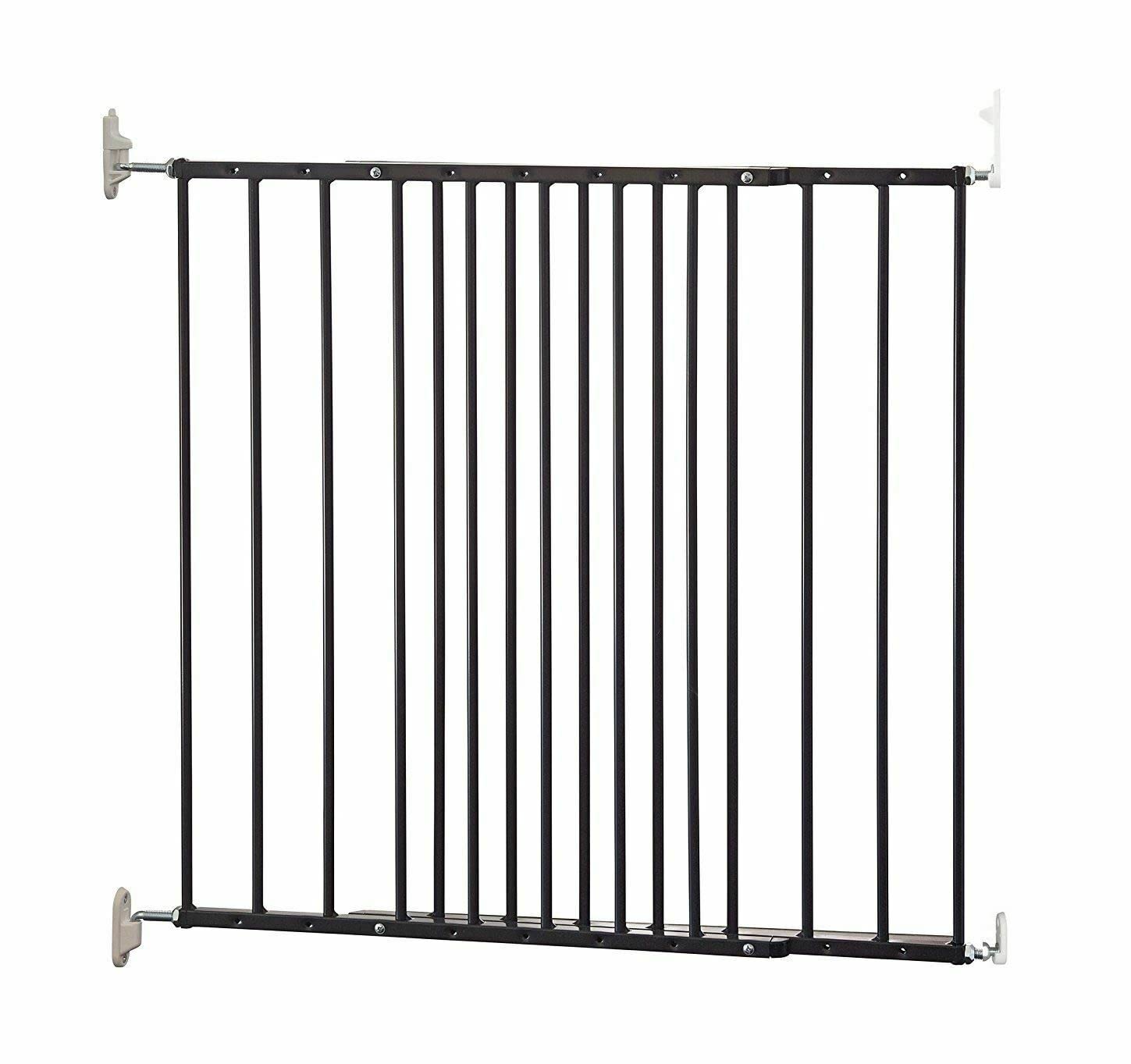 Safetots Cancello di sicurezza a vite estensibile in metallo per cancelletto per scale per bambini, bianco, 62,5 cm - 106,8 cm, cancelletto di sicurezza per bambini, barriera di sicurezza per bambini