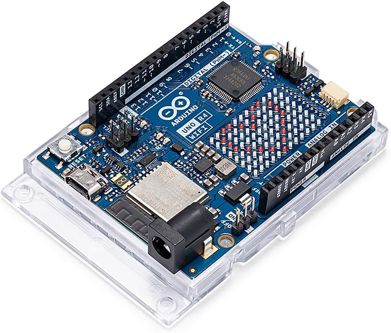 Arduino UNO R4 WiFi - Renesas RA4M1 / ESP32-S3 - Wi-Fi, Bluetooth, USB-C, CAN, DAC, OP AMP, Qwiic Connector, 12x8 LED Matrix
