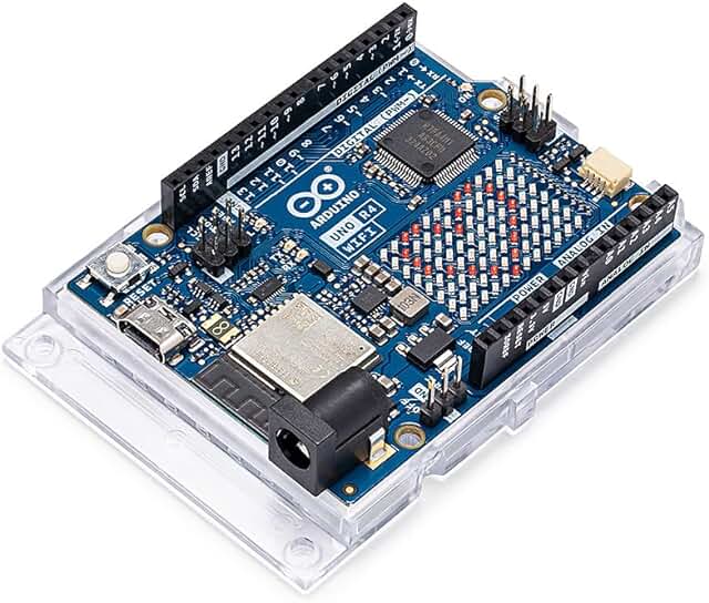 Arduino UNO R4 WiFi [ABX00087] - Renesas RA4M1 / ESP32-S3 - Wi-Fi, Bluetooth, USB-C, CAN, DAC, OP AMP, Qwiic connector, 12x8 LED matrix