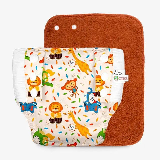 Image of SuperBottoms UNO Pull-up Pant Style Diaper | Cloth Diaper for Babies | Reusable, No Tapes, Easy to Wear, Designed for Active Little Ones | 3M - 3Y | Pack of 1