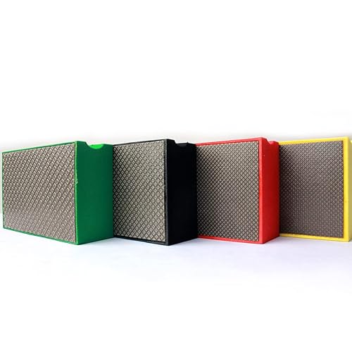 Miniatura 3 de 8 unidsset diamante mano lijado almohadillas pulir bloques para hormigón piedra de vidrio granito mármol grano 60-7000