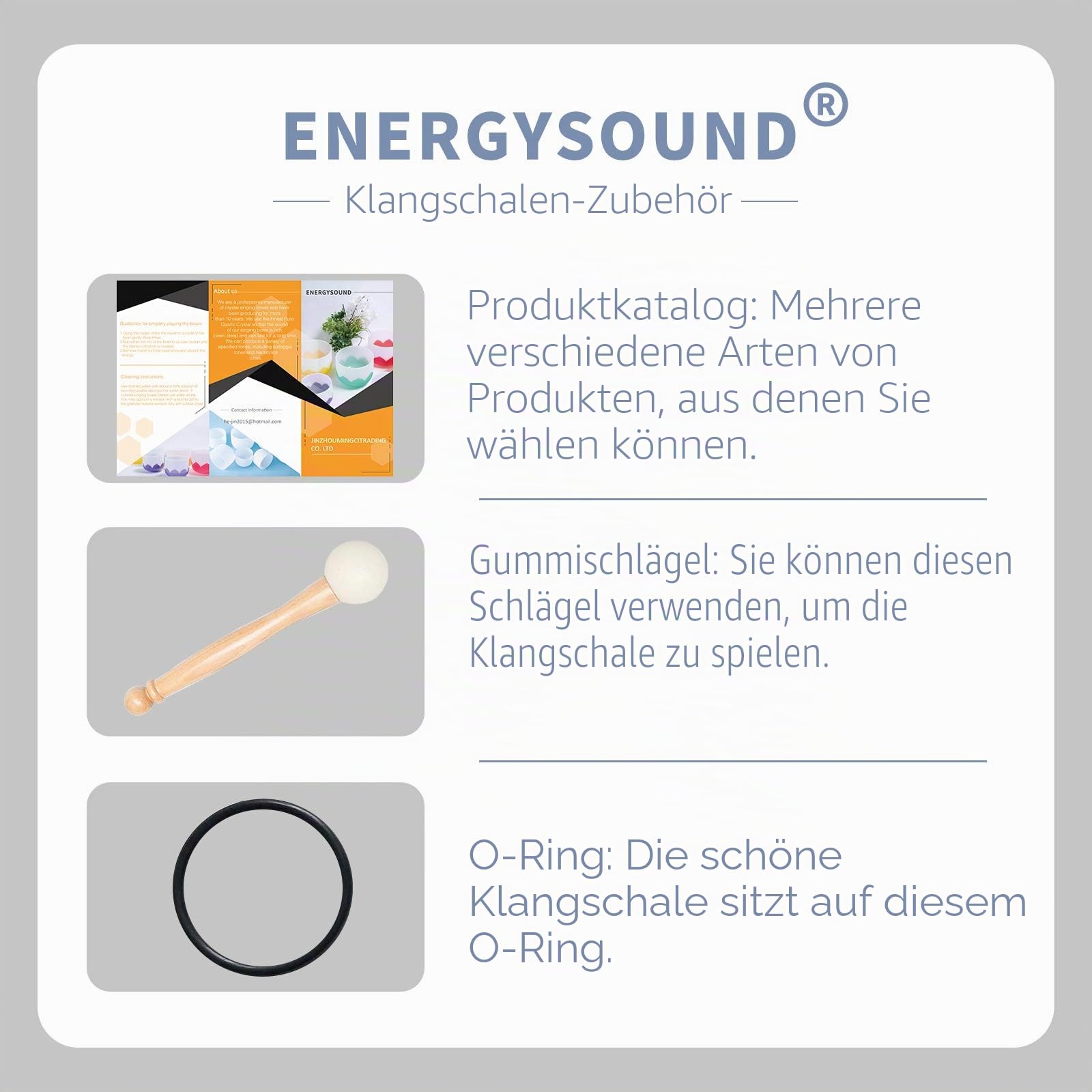ENERGYSOUND 432 Hz Ein Drittes Auge Chakra Frosted Quarz Kristall Singschale 8 Zoll (20 cm)
