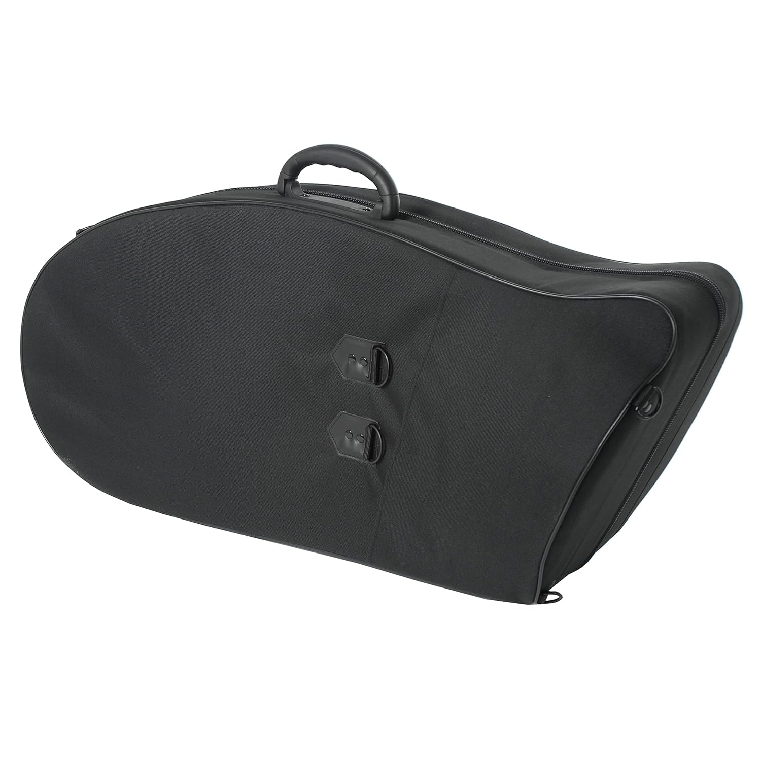 Tuba Wagner en F/B – Corne de wagner avec 3 valves rotatives et valve d'inversion – Complet avec valise, embout buccal et accessoires
