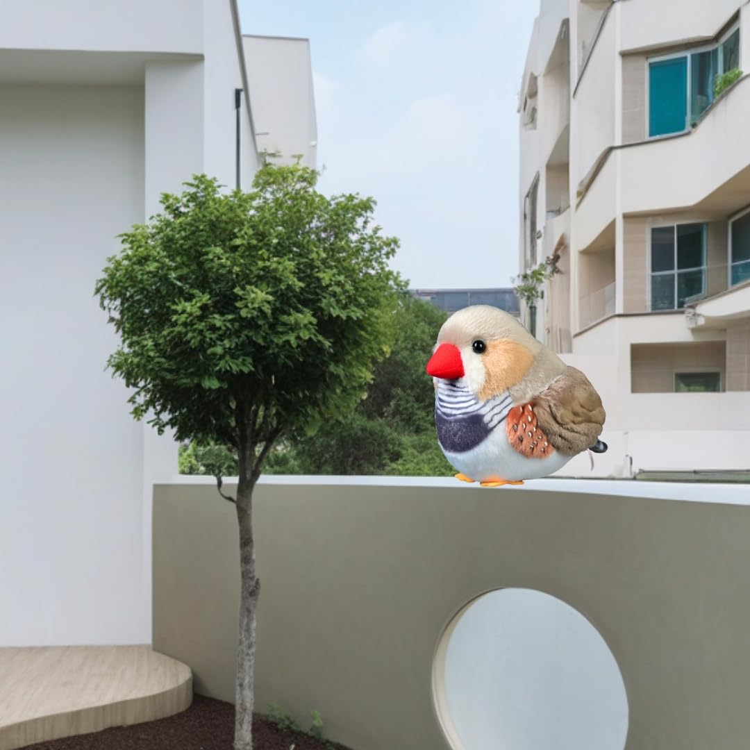 POPOTATO Realistic Bird Plush - 5'' Pearl Bird Stuffed Animal - Plushy and Squishy Pillow Toy - Cute Parrot for Boys and Girls - Image 6