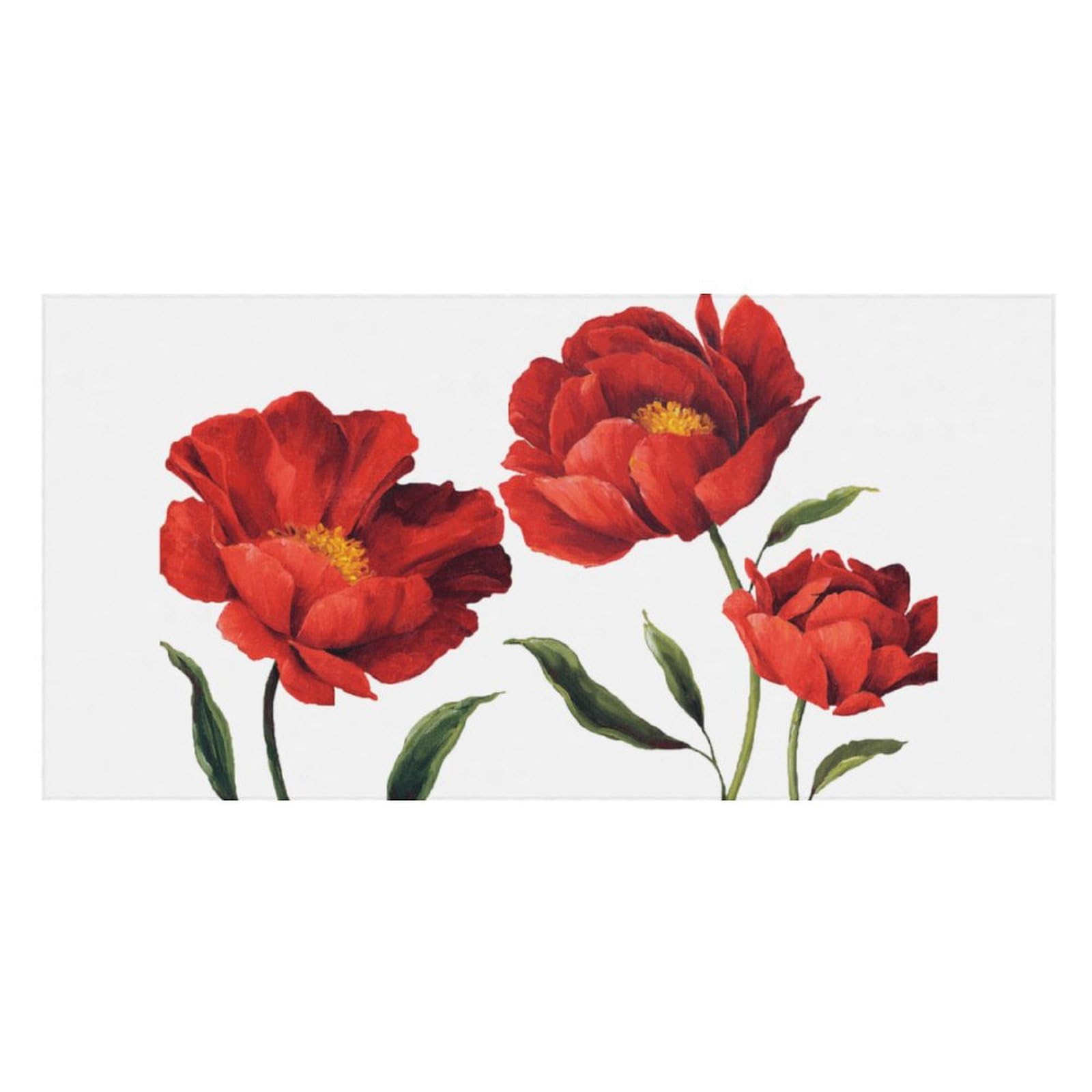LWORZIIB Beach Towel, Red Poppy Flowers Bath Towel, Pool Towel Great for Gym Swimming 80 X 160cm
