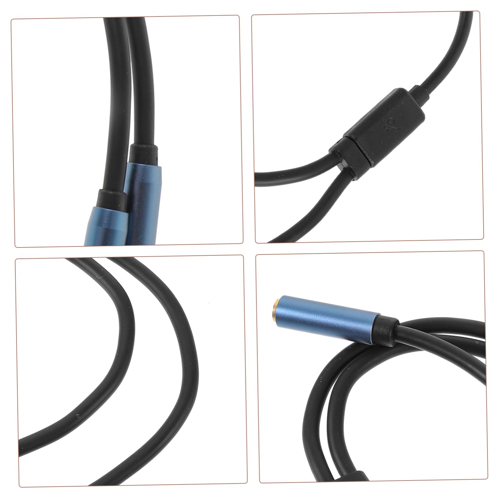 OSALADI 3stücke Headphone Mic Audio y Splitter Kabel Audio Adapter Für Pc Stereo-kopfhörer Und Mikrofon Kompaktes Und Leichtes Design Für Unterwegs