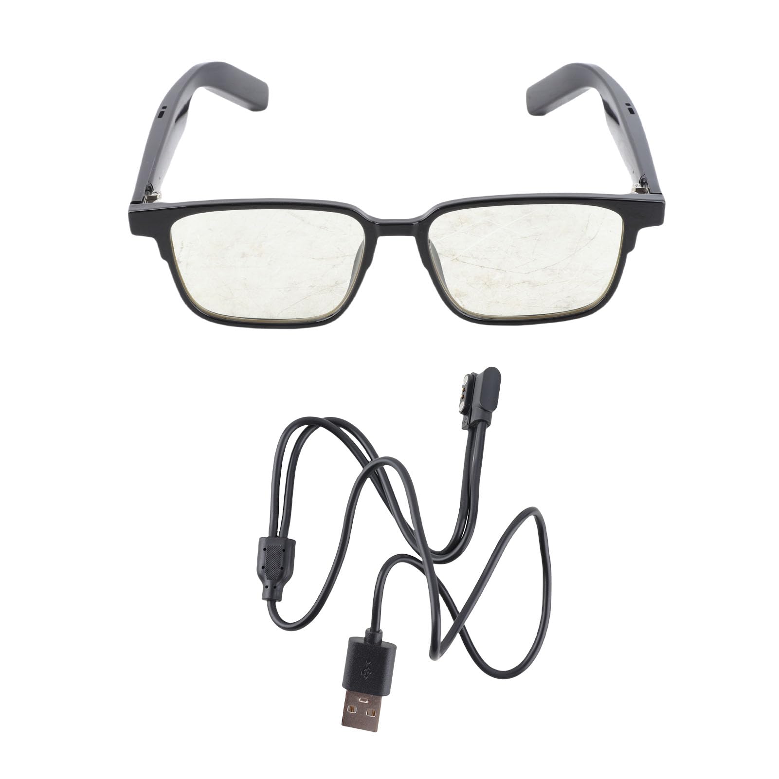 Yinhing Occhiali con Altoparlanti Auricolari Aperti Controllo Vocale BT 5.3 Occhiali da Sole con Lenti Polarizzate Design con Microfono Unisex (Bicchieri individuali)