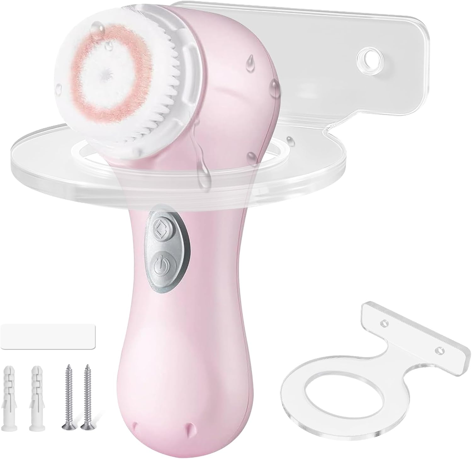 Acrylic Holder for Electric Face Scrubbers – Compatible with COSLUSCLSEVXY, TOUCHBeauty, WOVAZUS,Mia 2 Face Scrubber Stand, Waterproof & Durable Wall-Mounted Organizer Acrylic Holder for Electric Face Scrubbers – Compatible with COSLUSCLSEVXY, TOUCHBeauty, WOVAZUS,Mia 2 Face Scrubber Stand, Waterproof & Durable Wall-Mounted Organizer
