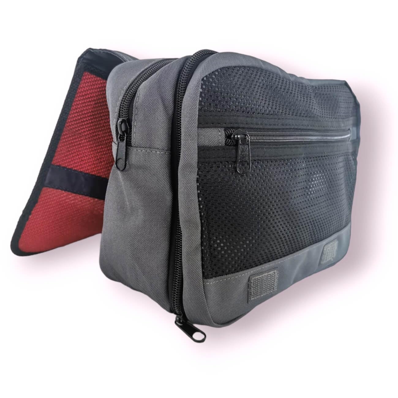 Waschtasche Felix | Feuerwehr – großer Kulturbeutel/Toiletry Bag zum Aufhängen, aus Feuerwehrkleidung oder Schlauch, Verschiedene Designs (Schlauch Gelb)