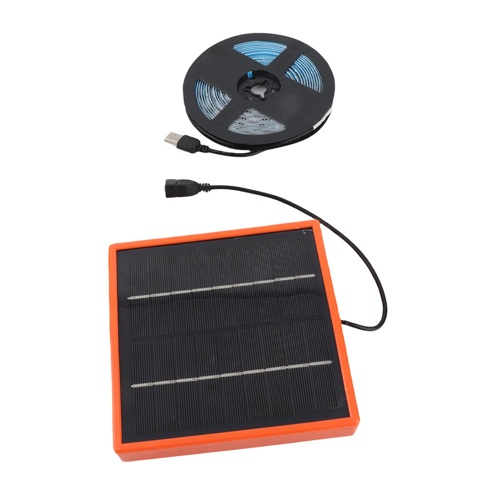 Lampe de Croissance pour Plantes Solaires, Lumière du à Spectre Complet, Lampe de Croissance à énergie Solaire 5 M LED pour Plantes, Lampe de Croissance de 5 M avec Panneau