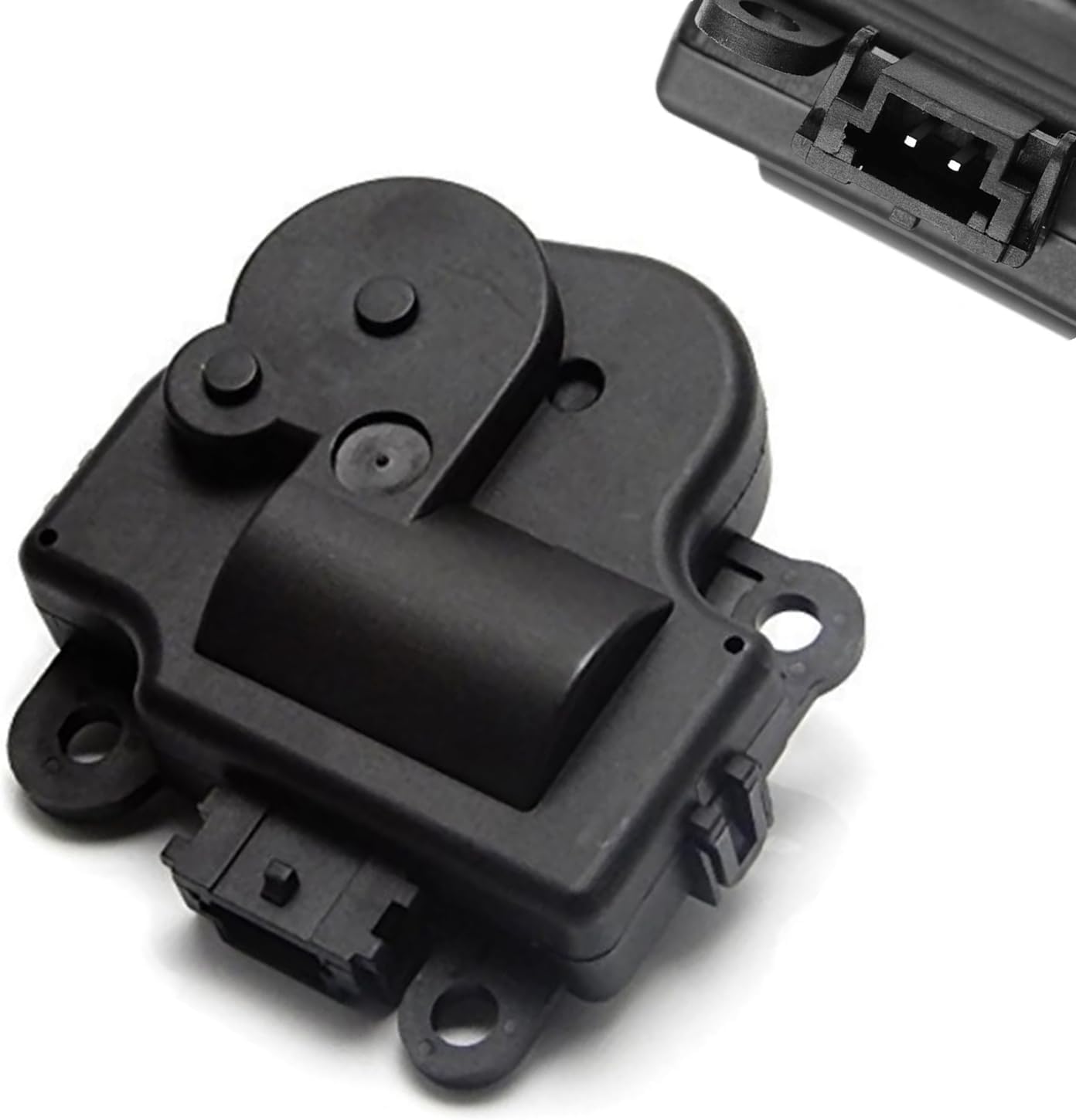 pinflaw 1 PC Automotive Damper Actuator Controller, Heater Blend Door Actuator, 604-108 15844096 10356910 Automotive Replacement Parts, Compatible with Buick Cadillac (Black)