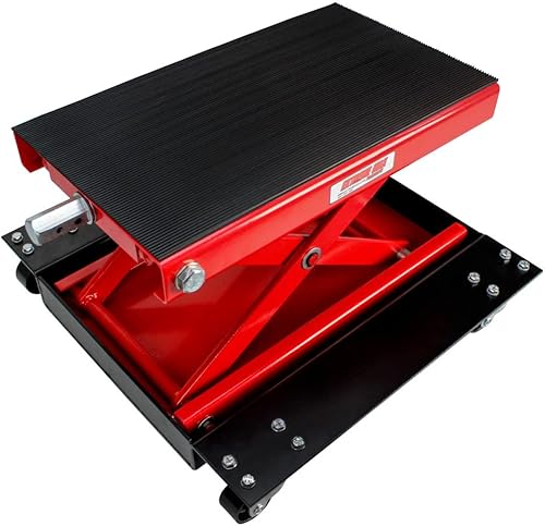 Miniatura 7 de Extreme Max 1100 lb. Amplio elevador para motocicleta, con Dolly