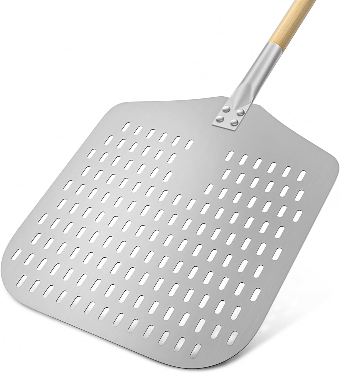 Colenza Extra Large 16 inch Perforated Pizza Peel, 16" Wx