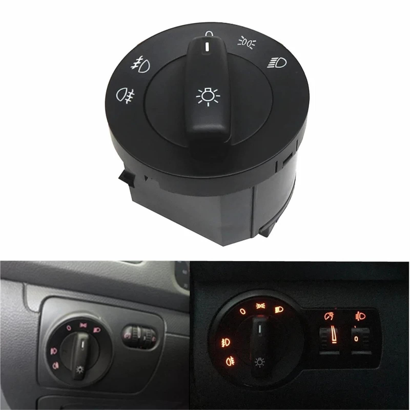 Interruptor De Faros Para Volkswagen para Caddy III para Golf