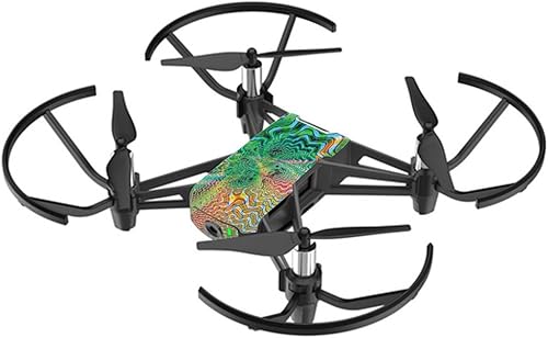 MightySkins Skin compatible con DJI Ryze Tello Drone Psicodélico Funda protectora de vinilo duradera y única Fácil de aplicar, quitar y cambiar