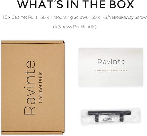 Miniatura 7 de Manijas de 5 pulgadas de largo, de acero inoxidable, para gabinete de cocina, color negro mate, con agujero central