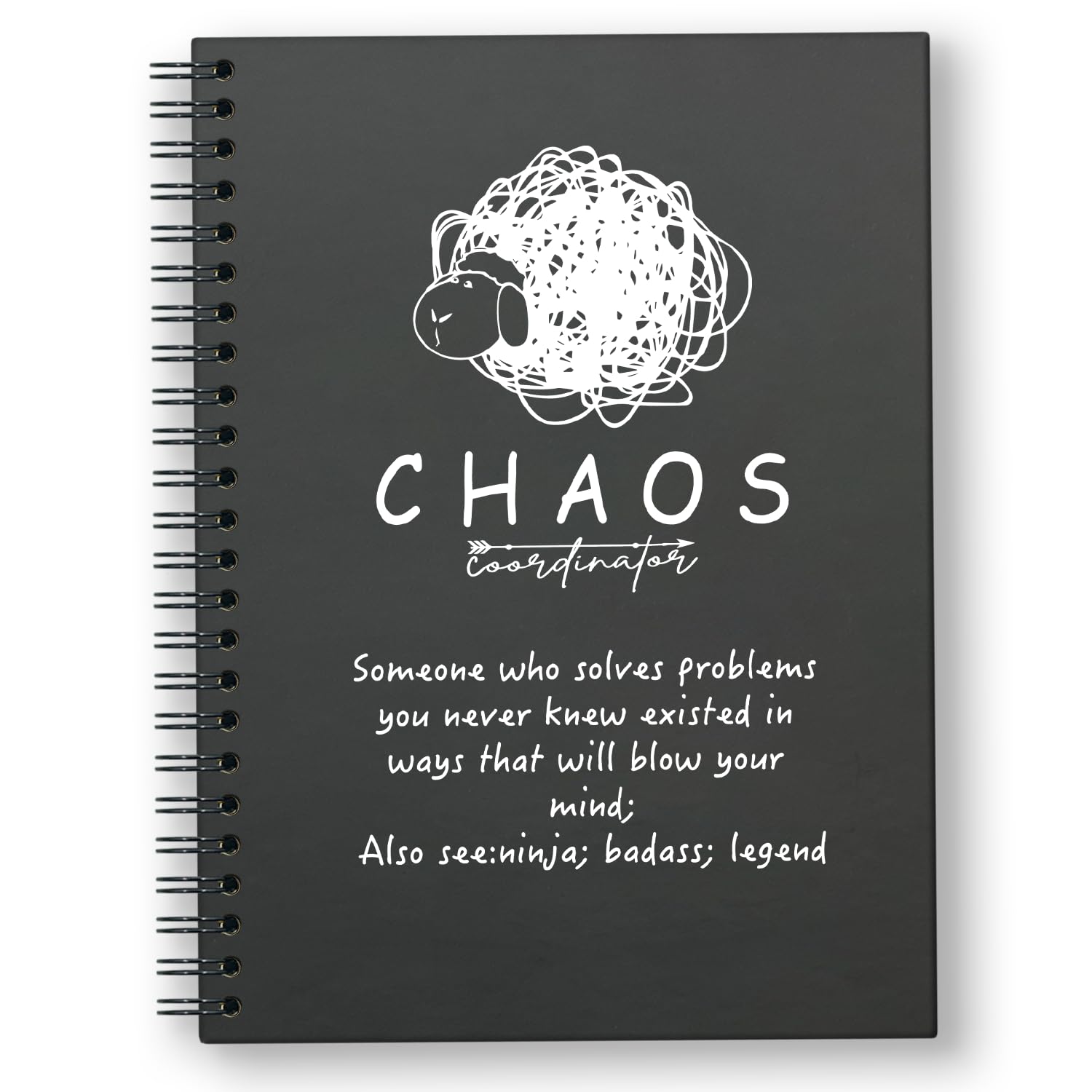 Carnet de coordinateur du chaos pour organiser vos réunions de bureau avec humour