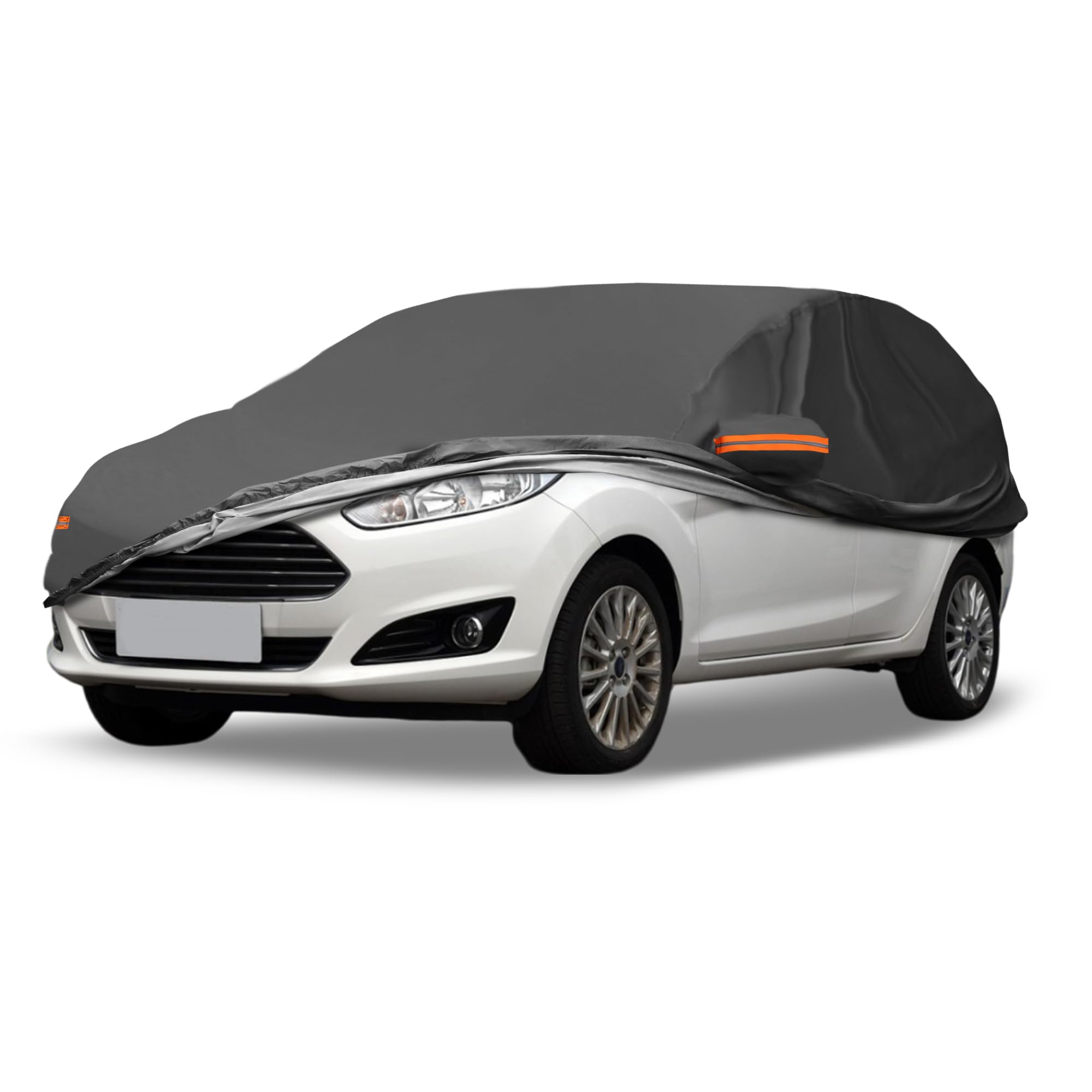 ATOCOVER Car Cover Waterproof Custom Fit for Ford Fiesta Notchback 2008-2022 All Weather for Automobiles Outdoor Snow Sun