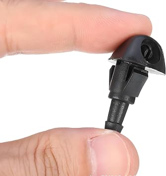 2Pcs Front Windscreen Washer Nozzles Jet Spray for Honda Civic 1987-2005, Fit/Jazz 2001-2008, CR-V 2006-2011, Accord 2003-2008, Acura TSX RL RSX Integra, Replacement Windscreen Washer Jets Kit