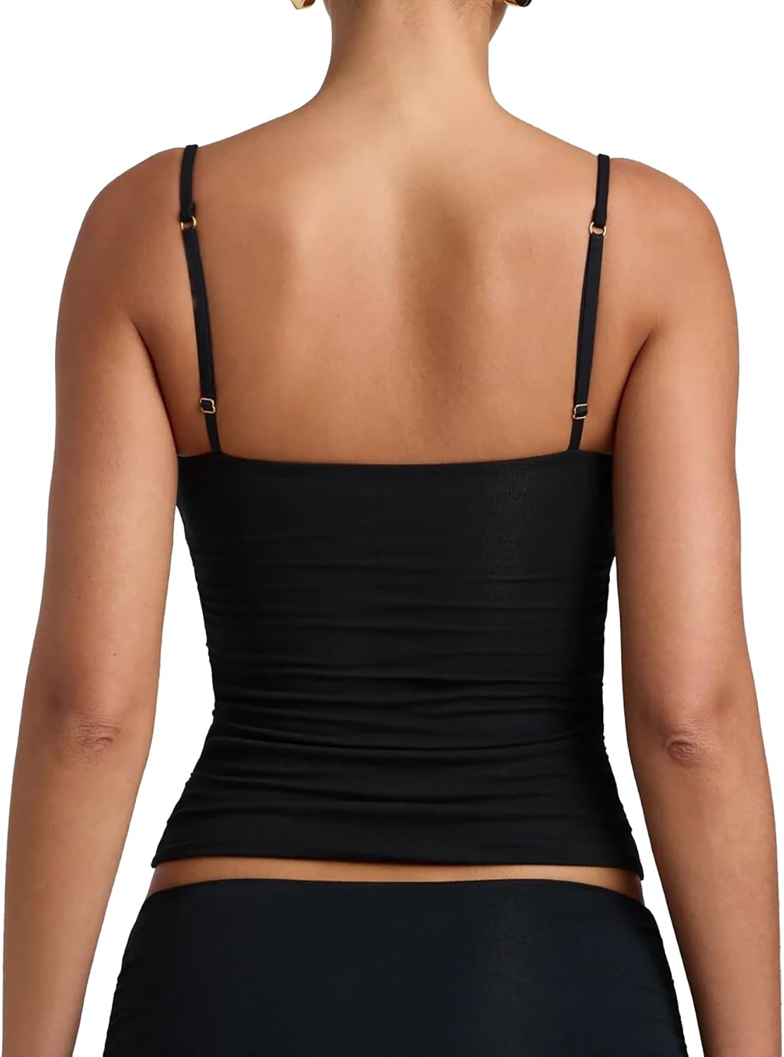 Jar of Love Women's Double Lined Spaghetti Scoop Neck Tank Tops 2025 Adjustable Cute Summer Sleeveless Tops - Image 5