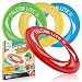 4-Pack Falcon Lite Flying Disc Rings - 2018 Hot Outdoors Game, Beach Games, Water - Summer Toys For Kids - Outdoor Gifts & Best Gift For Teen Boys, Girls & Adults