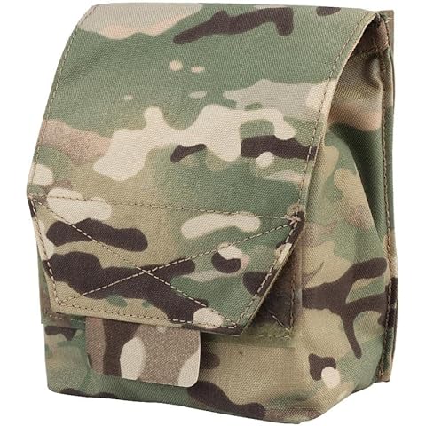 WILDAURORA Tactical Molle Multi-Use Pouches, Tactical 5.56 7.62 Magazine Pouch GP Storage Bag 2 in 1 for Duty Belt Vest Cover