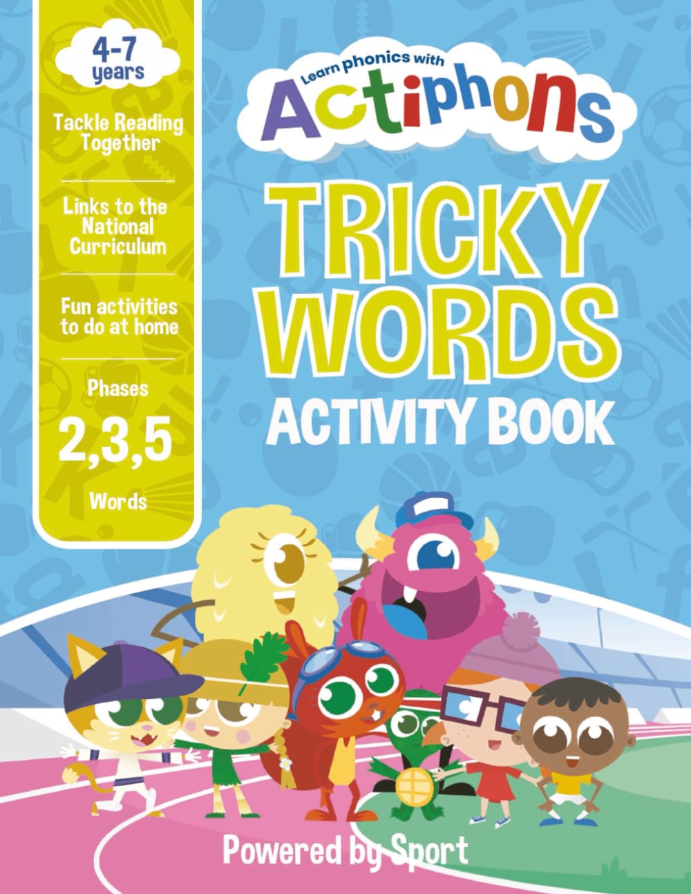 Learn Phonics with Actiphons Tricky Words Activity Book: Phonics Letters and Sounds | Phonics Writing Activities | Tricky Words