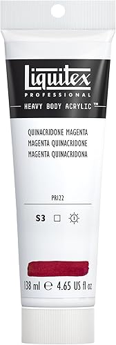 Vista 91 de Liquitex Pintura acrílica profesional de alto espesor, envase de 473 ml, tono carmesí alizarina permanente