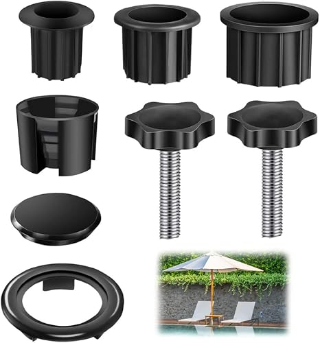 Adaptateur de parasol pour manchon de sol Yadiraom