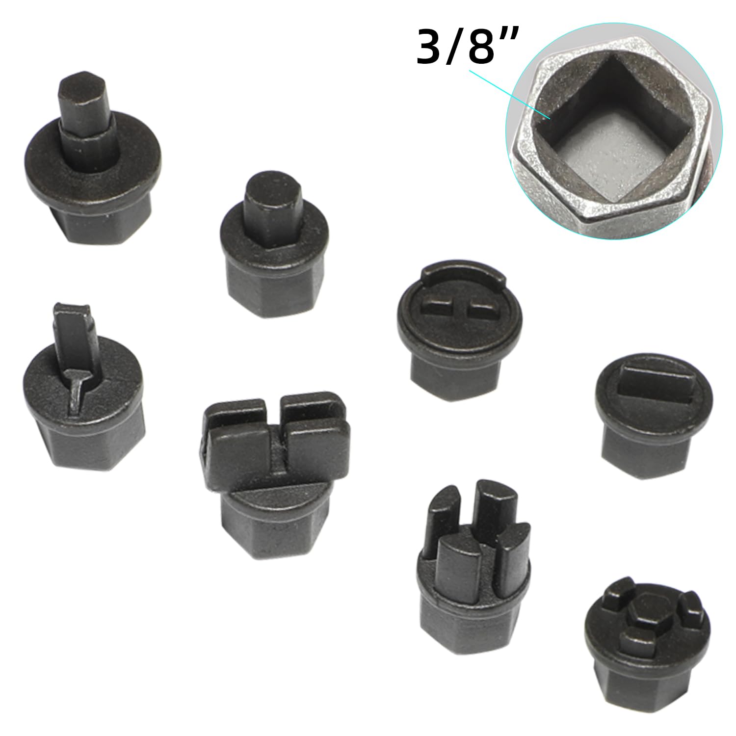 DPTOOL Clé pour bouchons de vidange d’huile Kit de démontage pour VW with Clé à cliquet Replace 090-999 DPR350