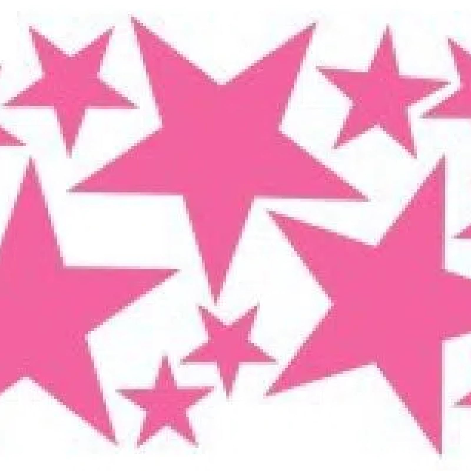 HFANGANGE 893pcs Luminous Sticker Moon Star Dot Room Bedroom Wall Sticker, Pink