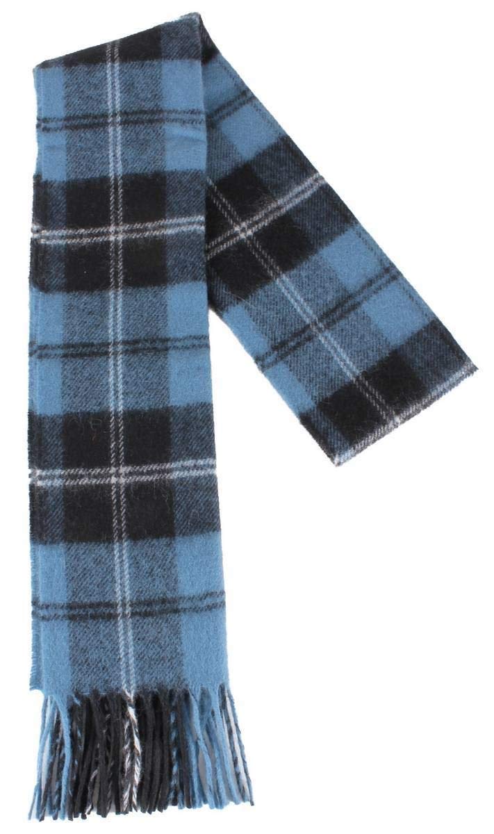 Lochcarron of Scotland Ramsay Blue Ancient Lambswool Scarf
