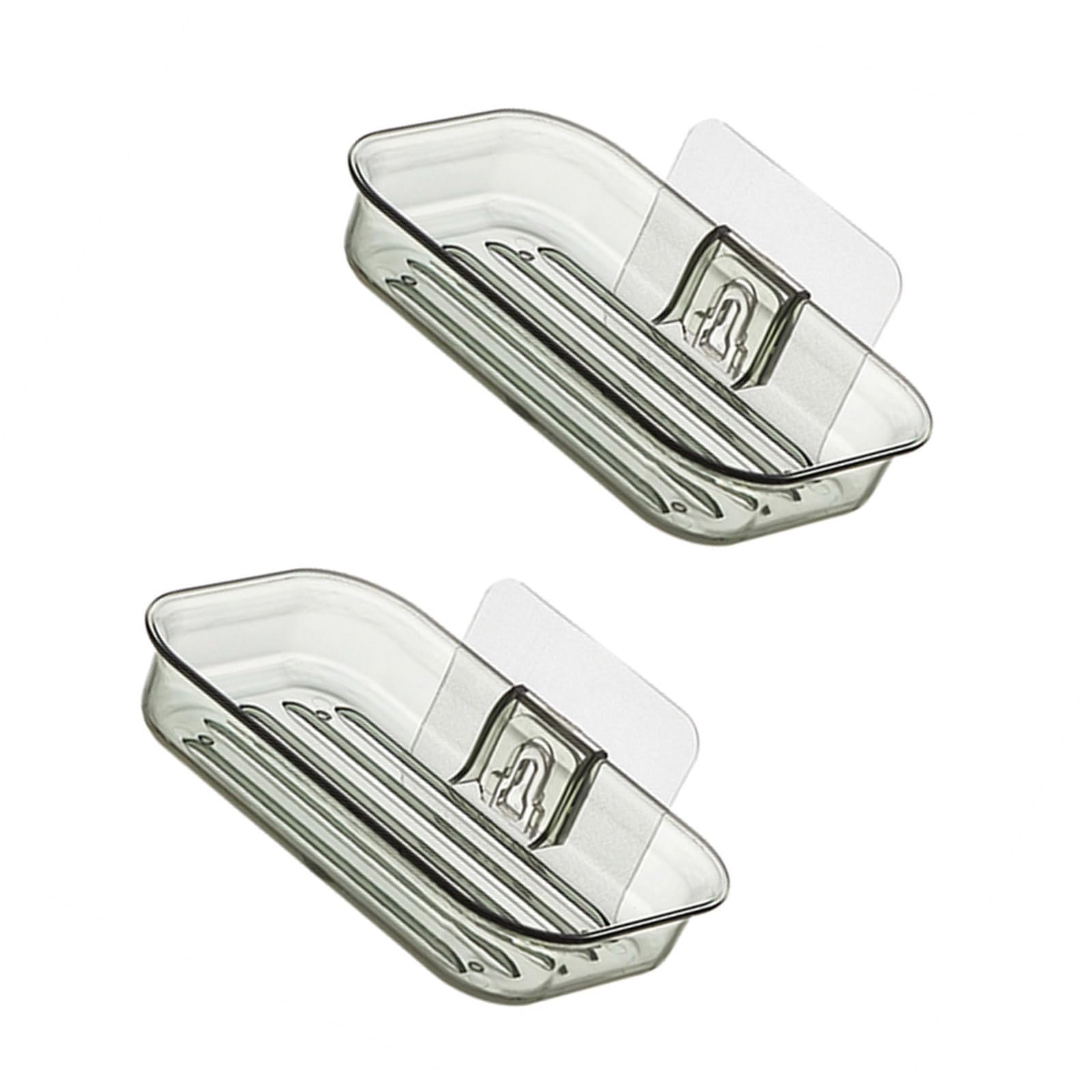 Creative Bathroom Soap with Tray Quick Drainage Bathroom Storage Space Saving Soap Holder