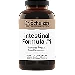 Dr. Schulze\'s Intestinal Formula 1 - Bowel Movement Supplement for Colon Health Support - Bloating & Constipation Aid - Intestinal Cleanse - All-Natural - Plant-Based - Vegan - 250 Count
