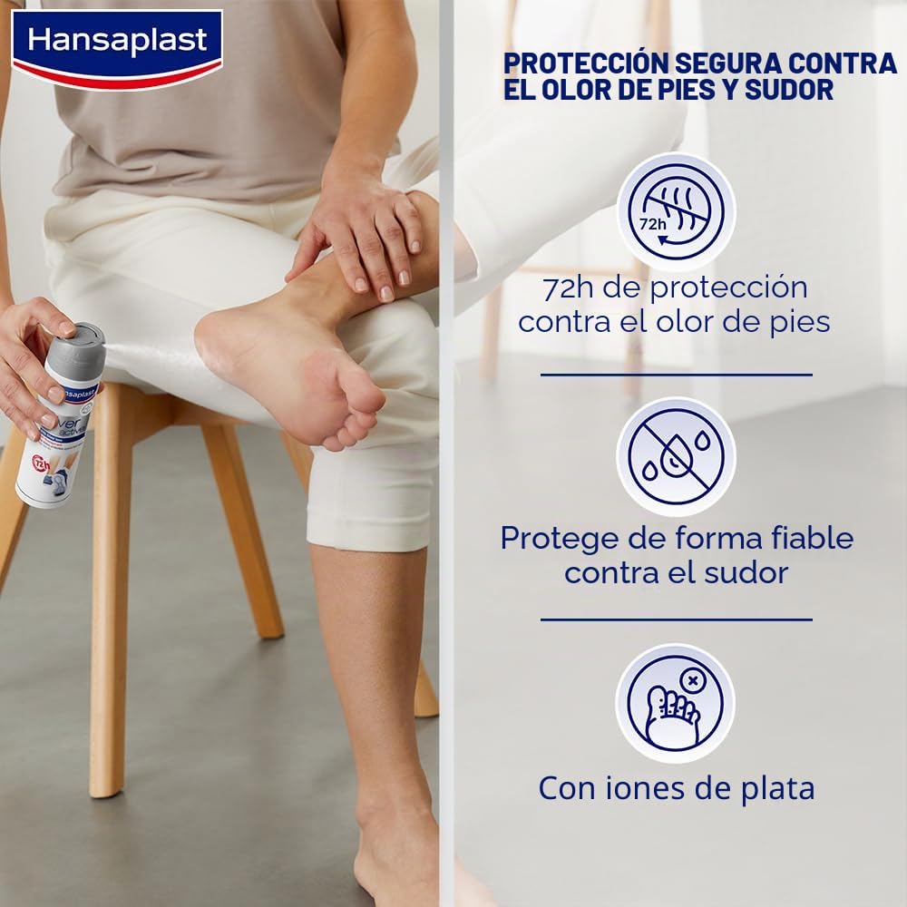 Hansaplast Fuß Spray Silver Active, 150 ml Solución