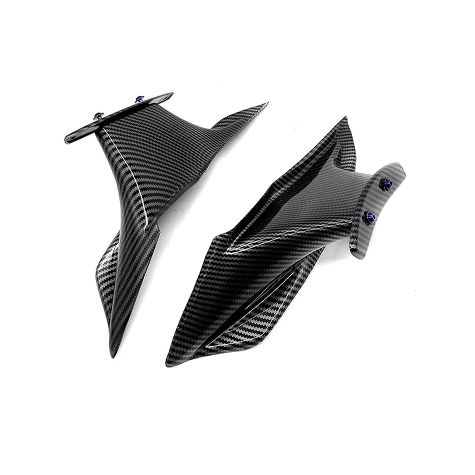 Front Bumper Splitter dachowy Pasuje do motocykla Honda CBR 650R 2019 2020-2023 CBR650R Przednie światło Osłona boczna Winglet Wind Fin Spoiler Pokrywa wykończeniowa