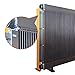 AH1012T-CA Hydraulic Air Cooler, Aluminum Plate-Fin Oil Radiator, 100L/MIN Flow Rate, Seismic & Vibration Resistant for Industrial Hydraulic Systems(12V)