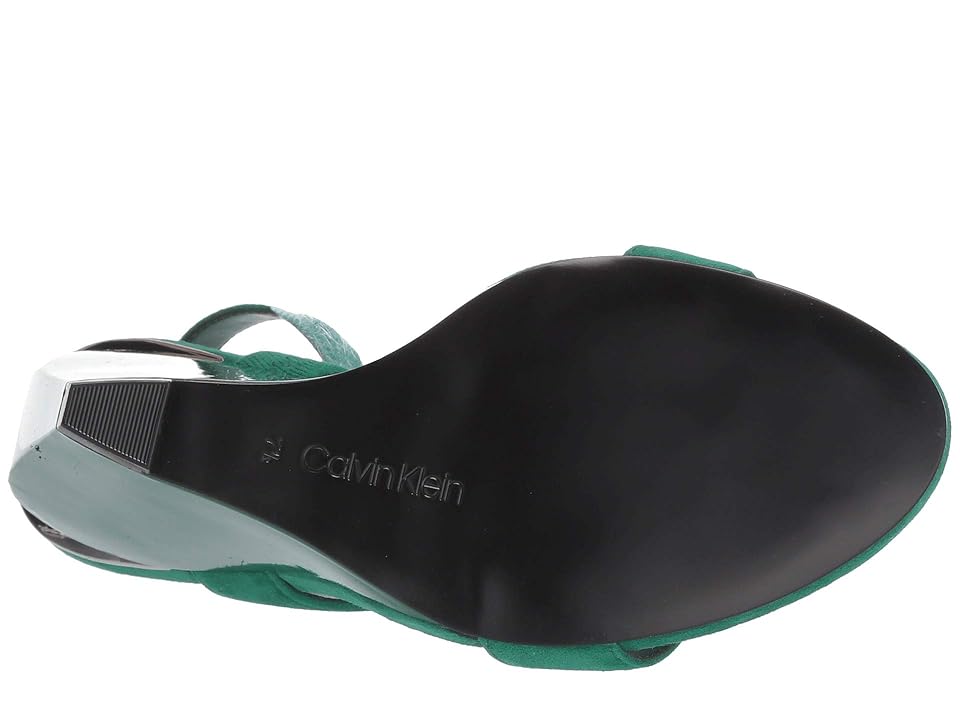 

Calvin Klein Leslie (Emerald Green Kid Suede) Women's Shoes