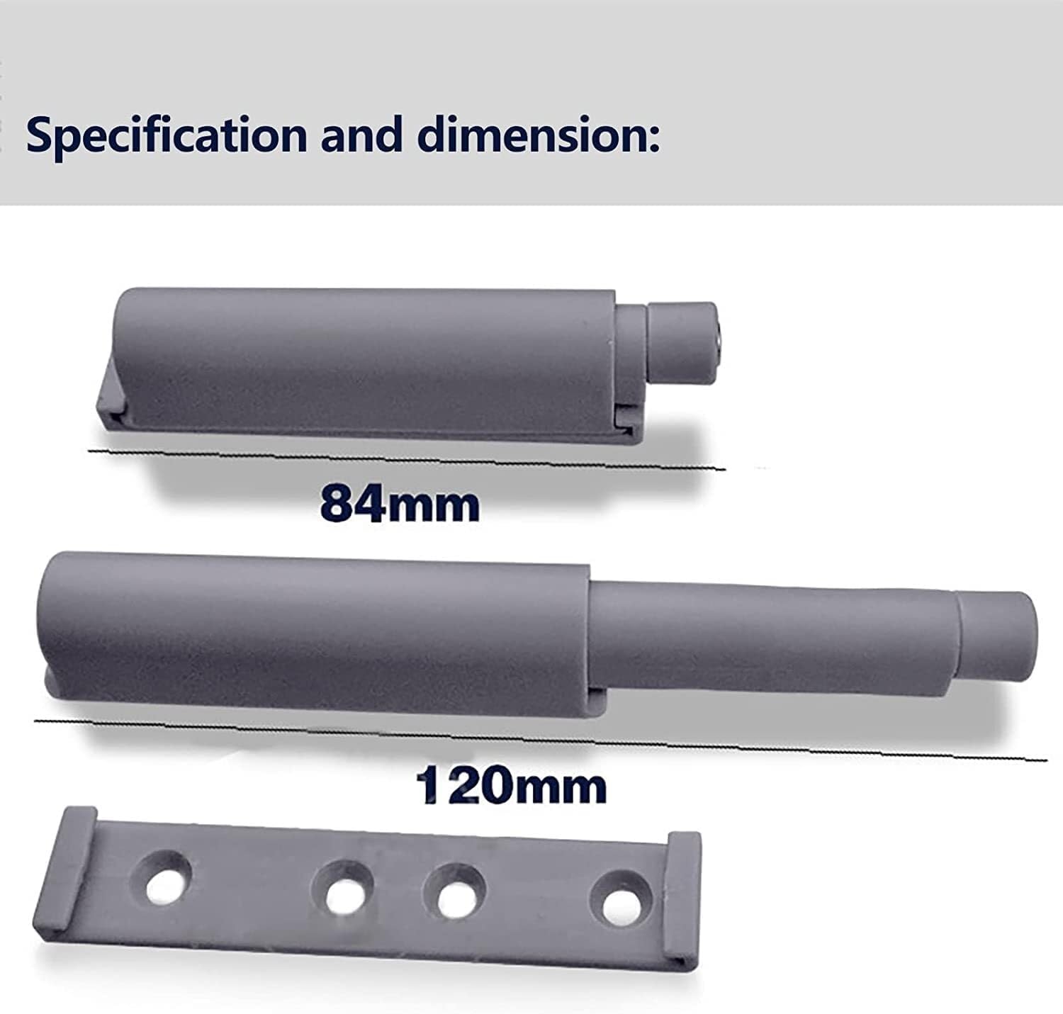 Magnetische Druckverschlüsse Push-to-Open-Türschnäpper, Magnetschnäpper, Türschnäpper, Magnet for Schubladen, 2 Stück magnetische Druckverschlüsse for Schränke, Schubladenmagnet, Push-Open-Schnäpper,