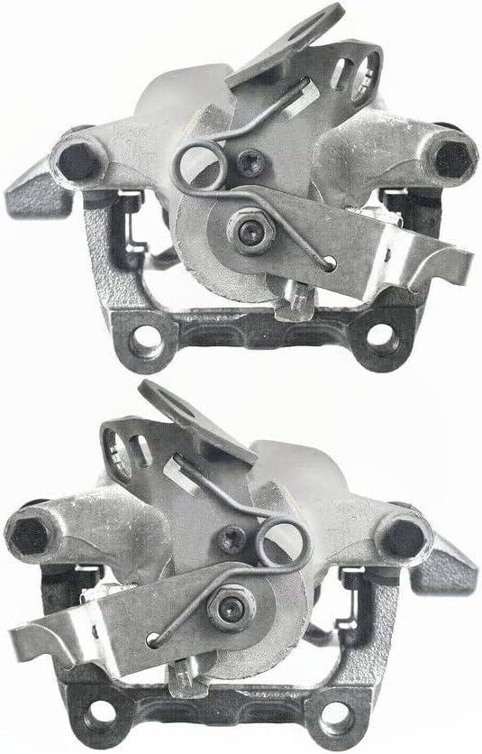 2pcs Disc Brake Caliper Set Rear Left Driver and Right Passenger Side Steel With Bracket BC30318PR SLB20316 19-P2977,Send goods from local warehouse,fast delivery