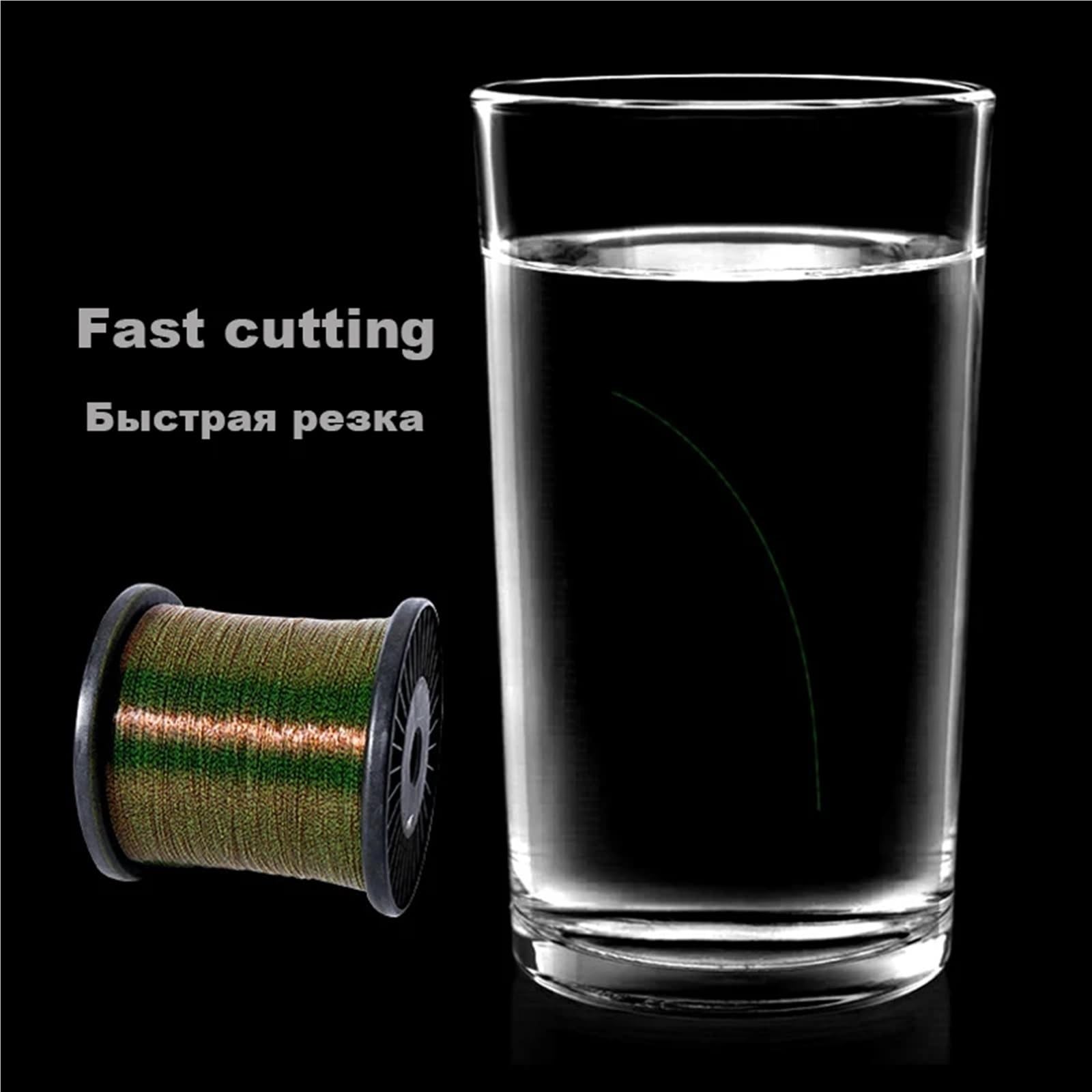 Filo Pesca Lenza da pesca invisibile for carpa maculata super resistente a mosca in nylon affondante